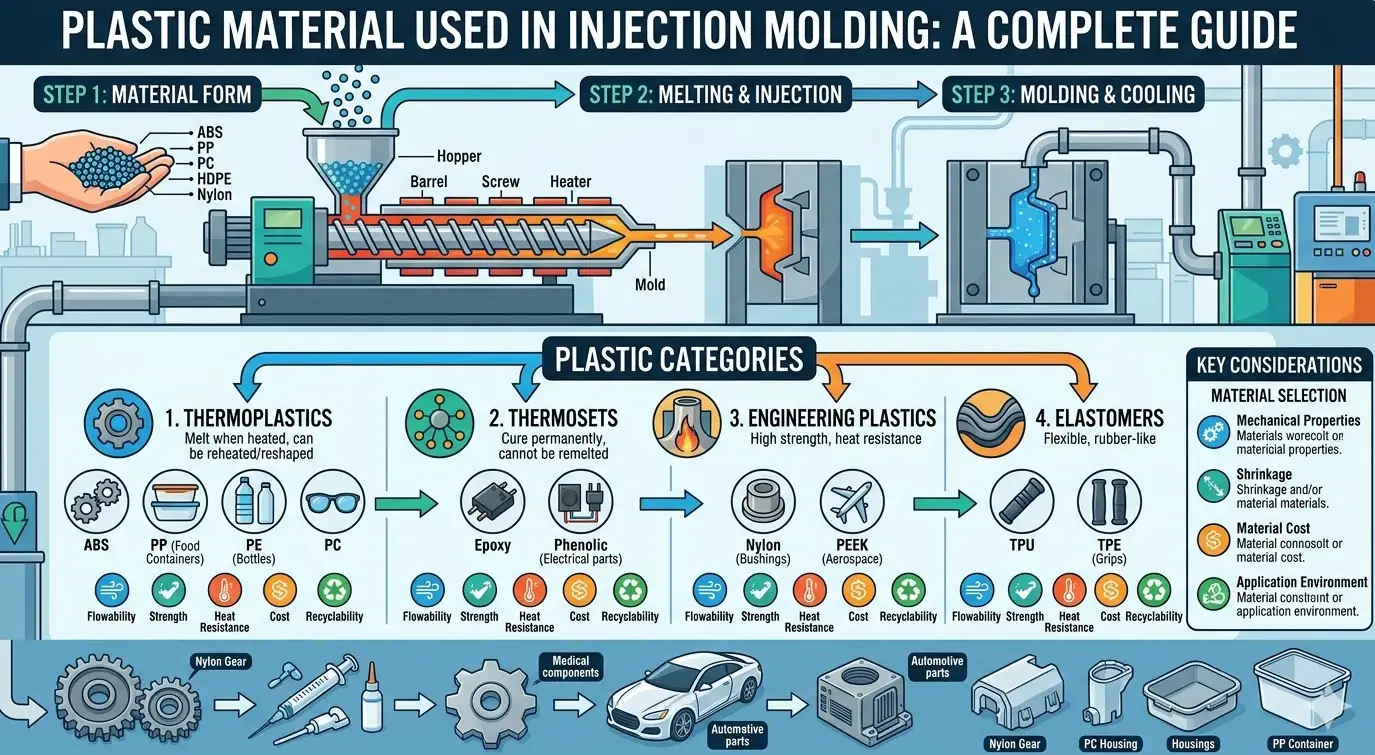 Injection Material Returnable Plastic Material Used in Injection Molding